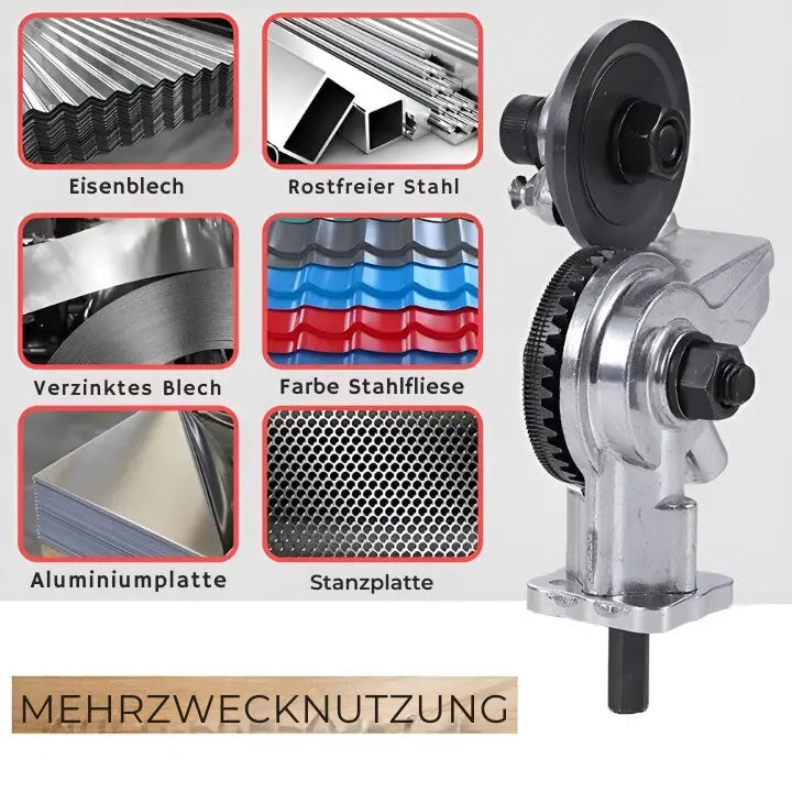 SteelSlice™ — Verwandeln Sie Ihren Bohrer in eine Metall-Schneidemaschine mit makelloser Präzision