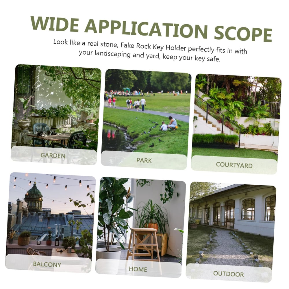Stein-Schlüsselversteck – Unauffällig, wetterfest & ideal für den Garten
