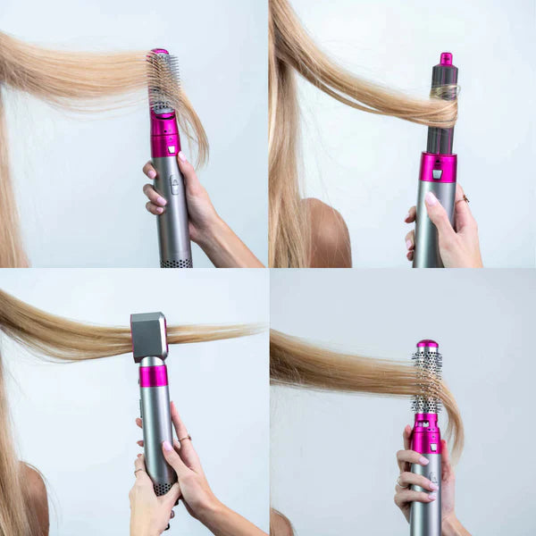5-in-1 Haarglätter & Styler | Airflow-Technologie | Für Glatte & Lockige Looks | HairFlex Pro