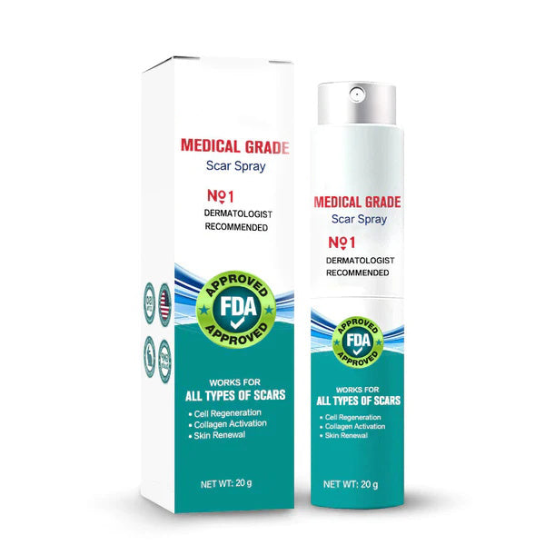 1+1 Gratis | ScarAway™ Medizinisches Narbenreduktions-Spray – Klinisch Erprobt