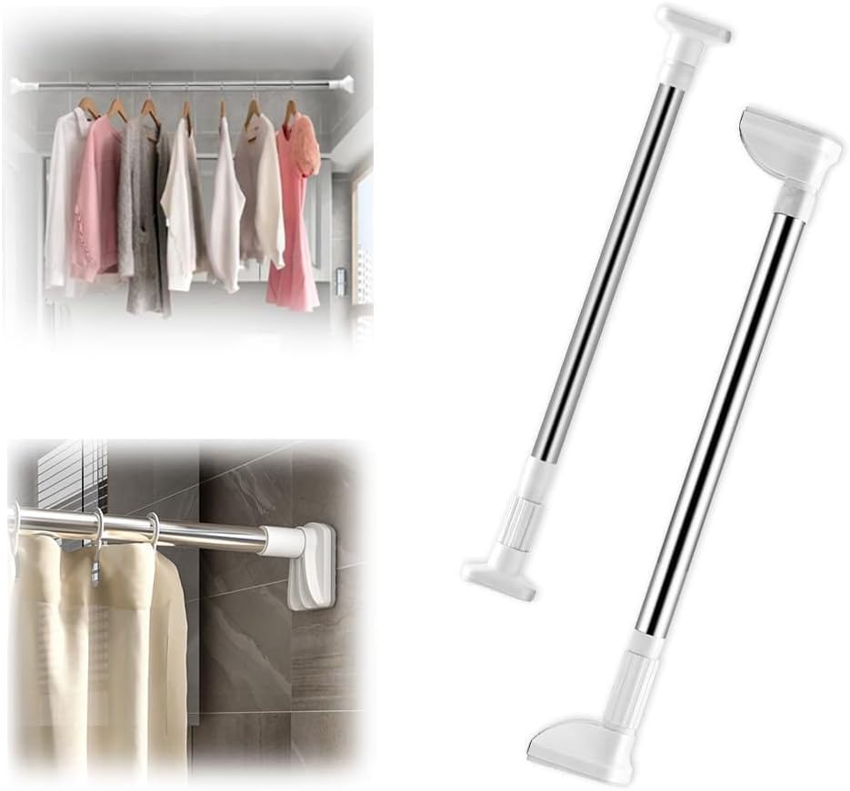 Bohrfrei Verstellbare Stange | Werkzeugfreie Montage | Vielseitig & Stabil | 50% Rabatt