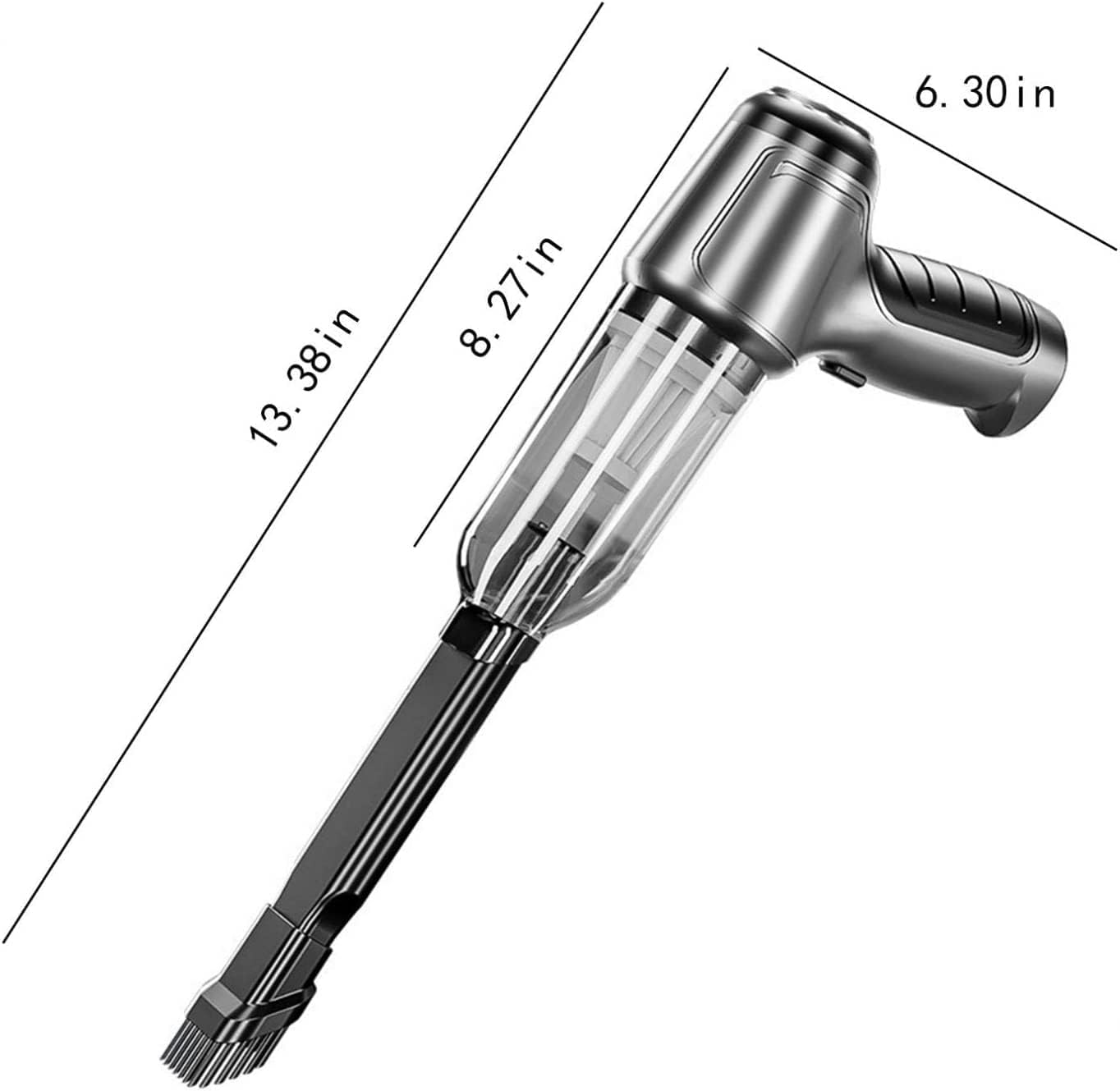 VacMaster™ | Kabelloser Autostaubsauger | Leistungsstark | Doppelte Saugkraft | Lange Akkulaufzeit