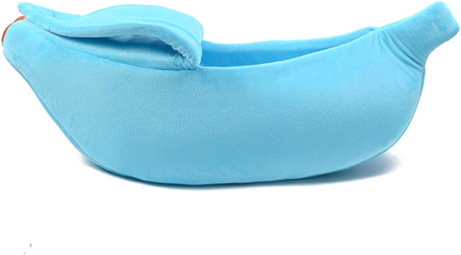 Lustige Banane Katze Bett Haus niedlich kuschelig Katze Matte Betten warm langlebig