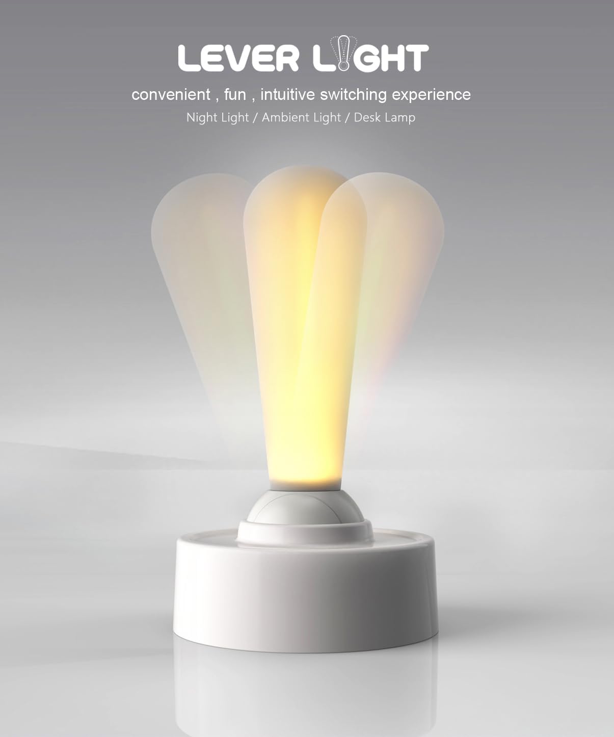 GlowShift™ – Lampe mit Kippschalter