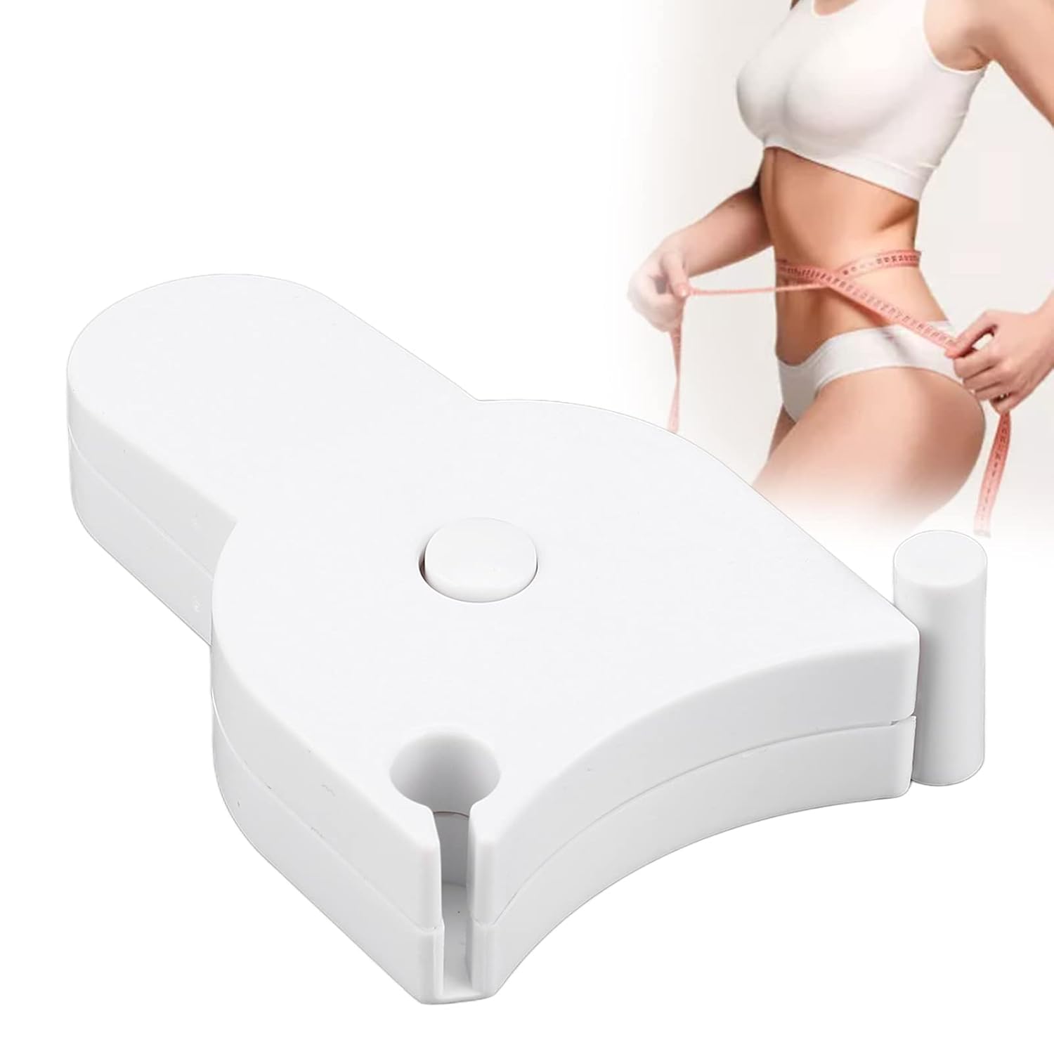 Einziehbares flexibles Lineal mit doppelter Skala