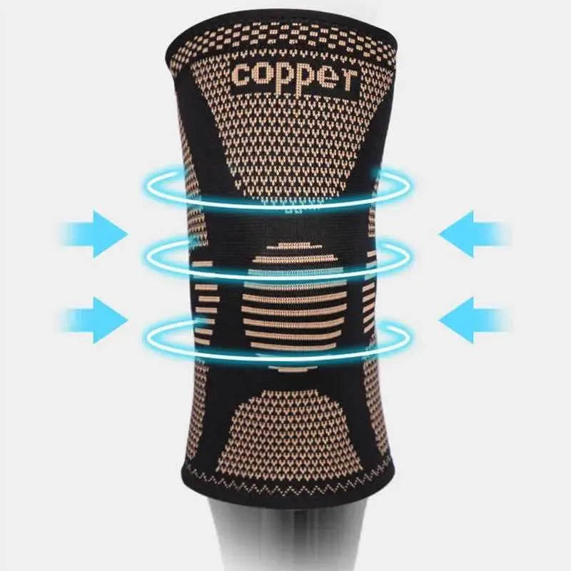 TheraKnee™ Kniebandage | Mit Kupfer-Kompression | Schmerzreduktion & Stabilität | Atmungsaktiv & Alltagsgeeignet