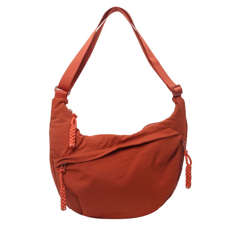 Nylon Crossbody Hobo Tasche | Geräumig & Stylisch | Verstellbarer Gurt | 50 % Rabatt