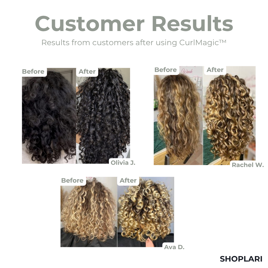 VivaCurl™ – Sofortiges Verwandeln von Frizz in atemberaubende, seidige Locken, die den ganzen Tag halten