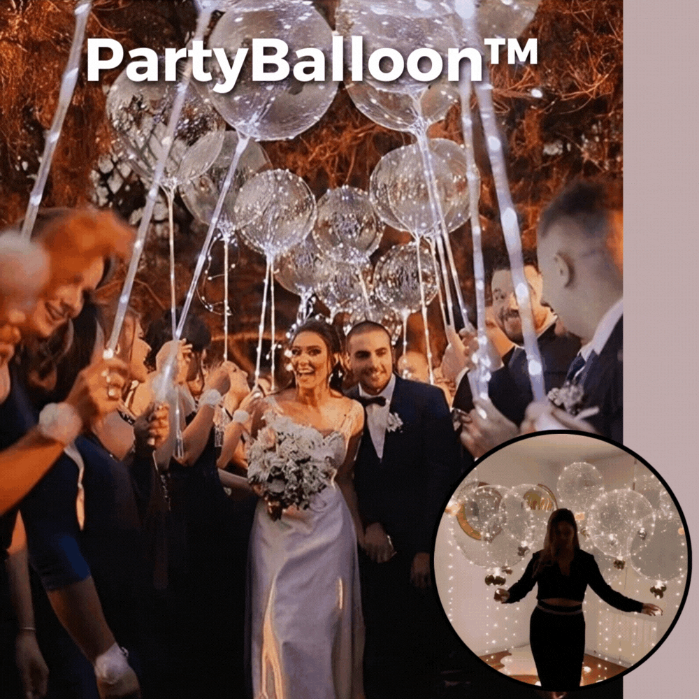 5+5 GRATIS | PartyBalloon™ — Verwandle jede Party in eine magische Feier