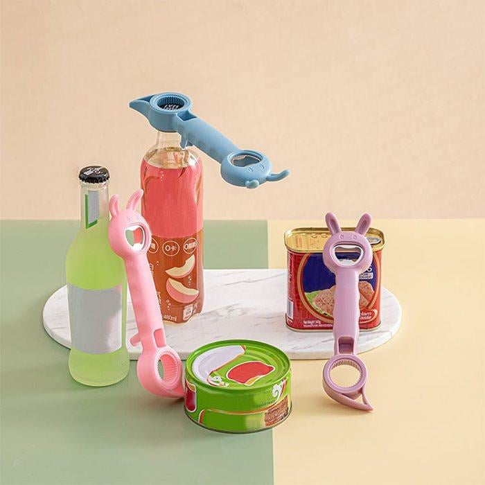 4-in-1 Flaschenöffner – Praktisch & vielseitig für jeden Anlass