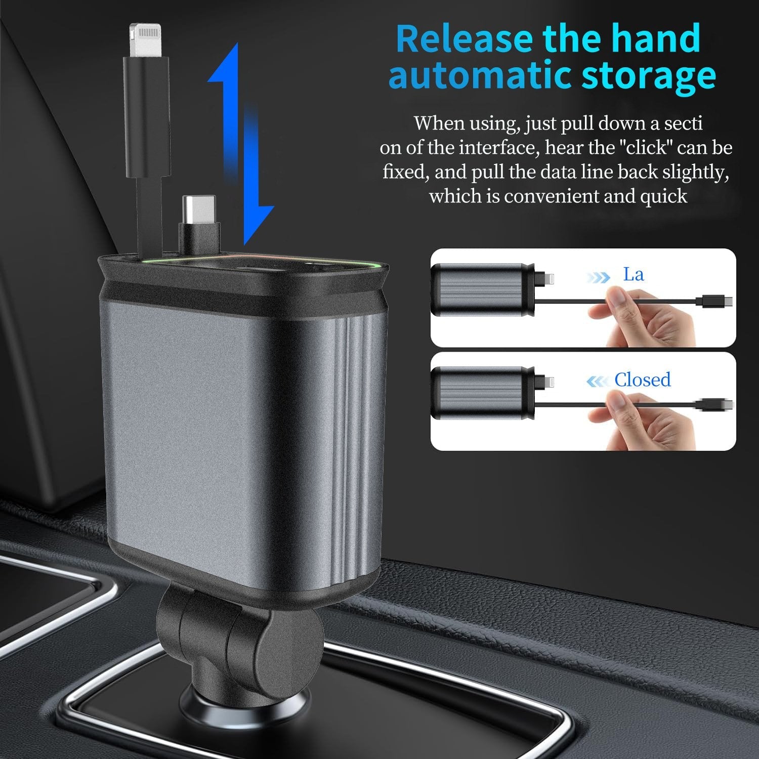 ChargeX™ - 4-in-1 Auto Handy Ladegerät