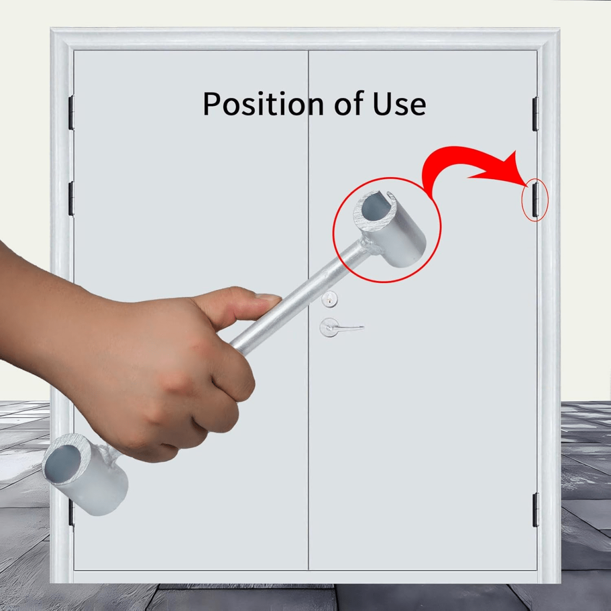 DoorSculpt™ Türscharnier-Einstellwerkzeug | Präzise Justierung | Hochwertiger Stahl | Universell einsetzbar