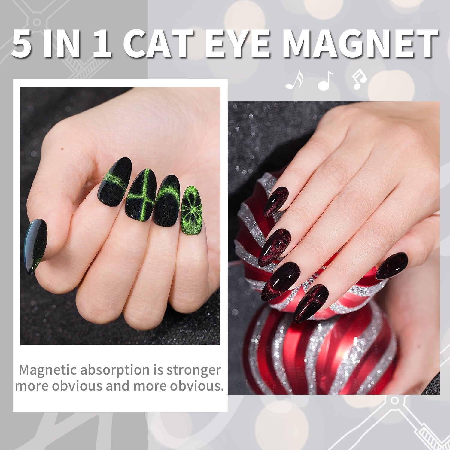 Magneye™ - 5-in-1 Eleganter Katzenaugene-Magnet