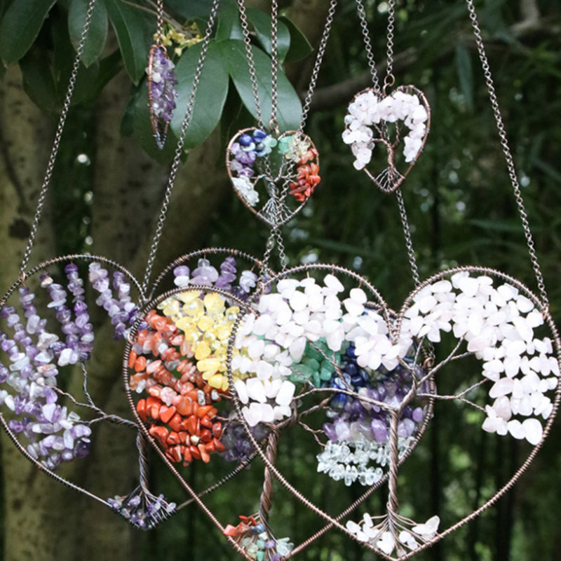 HeartGlow - Der kristallene Lebensbaum-Anhänger