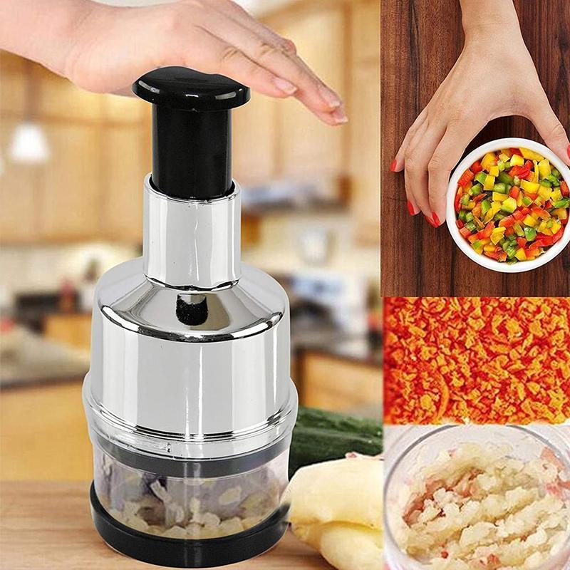 1+1 Gratis | SlicePro™ Multifunktionaler Gemüseschneider aus Edelstahl