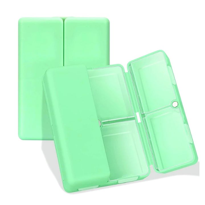 7-Fach-Tablettenbox | Tragbar & kompakt | Wasserdicht & hygienisch | Weiß