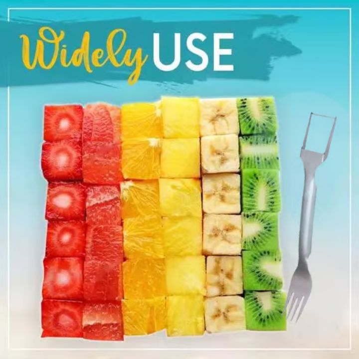 FruchtPro™ | 2-in-1-Obstschneider aus rostfreiem Stahl