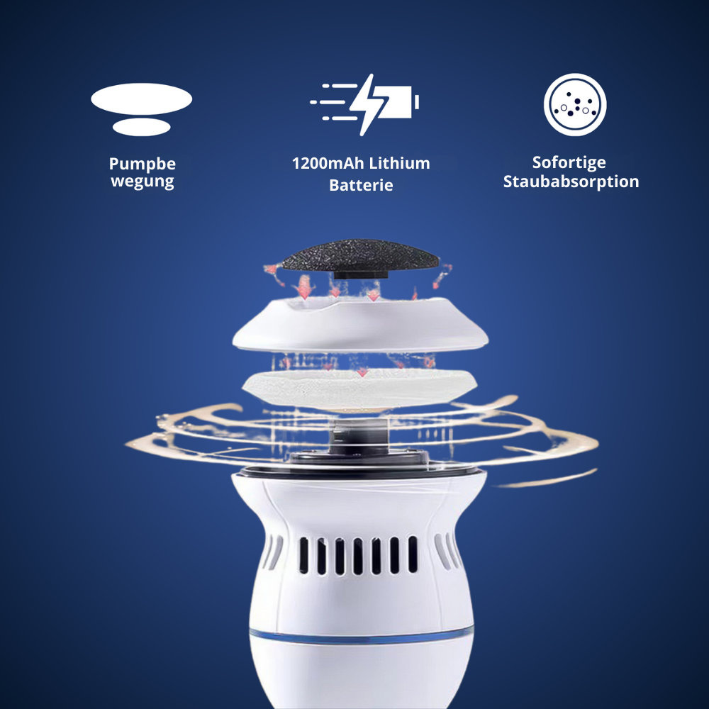 Elektrisches Schleifen | Elektrischer Hornhautentferner mit Vakuumfunktion