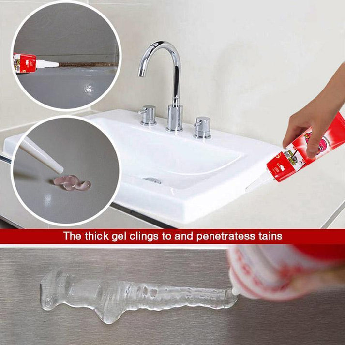 Schimmel Entferner Gel | Entfernt Flecken ohne Schrubben | Langanhaltender Schutz | 1+1 Gratis