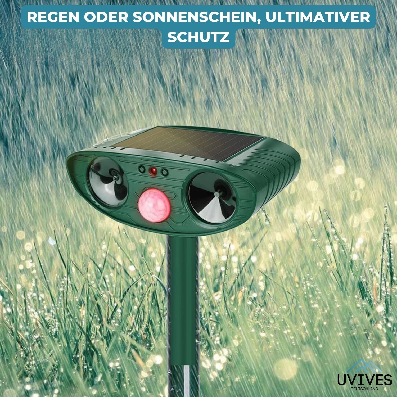 SolarSonic™ - Solarbetriebener Tierschreck mit Ultraschall