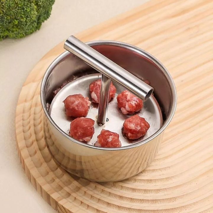 BallMaster - Edelstahl Fleischbällchen-Form für Perfekte Kugeln
