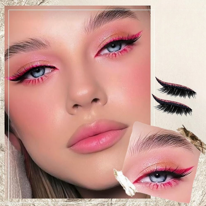 Wiederverwendbare Sticker für Wimpern und Eyeliner | 50% RABATT