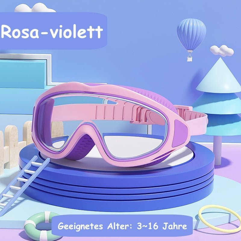 Kinder Schwimmbrille | HD-Panorama Sicht | UV-Schutz & Beschlagfrei