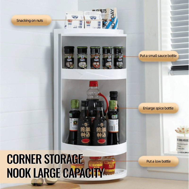 SpinRack™ - Maximieren Sie Ihren Platz mit der 360°-Ecklösung