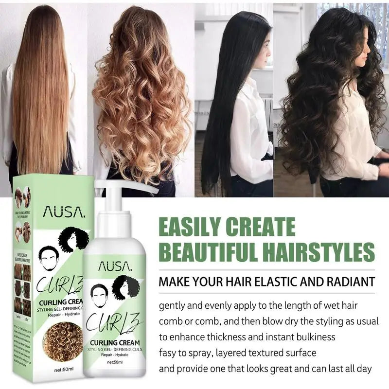 1+1 Gratis | Curl Whirl Definierender Umarmung™ — Enthülle federnde, frizzfreie Locken, die den ganzen Tag halten