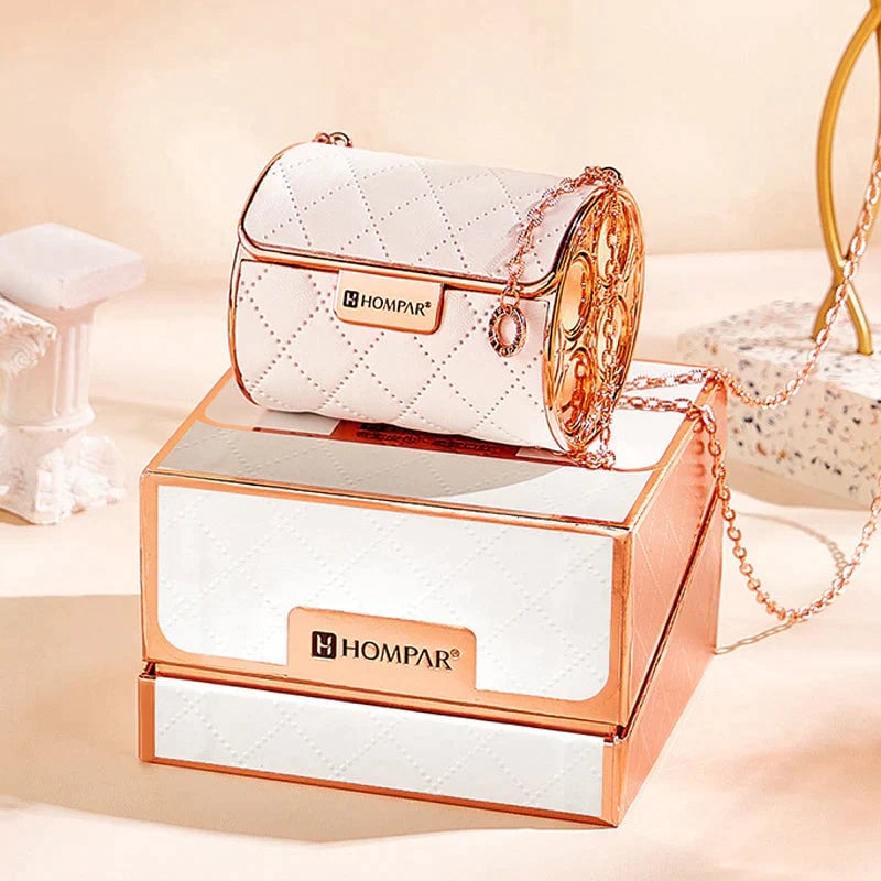 GlossBag™ - Samt-Matte Lippenstift-Set mit Kettenbeutel