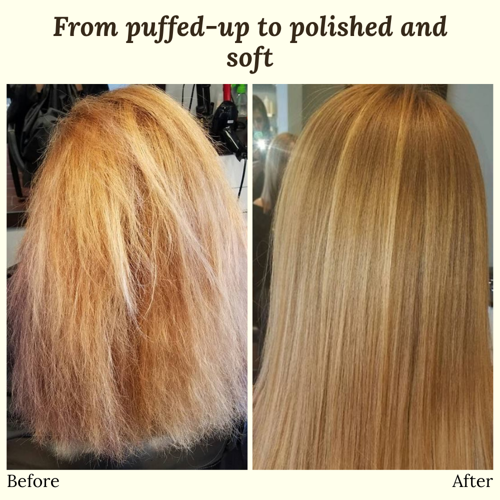 1+1 GRATIS | SilkNova™ — Verwandle Wildes Frizz in Sofort Seidiges, Auffälliges Haar