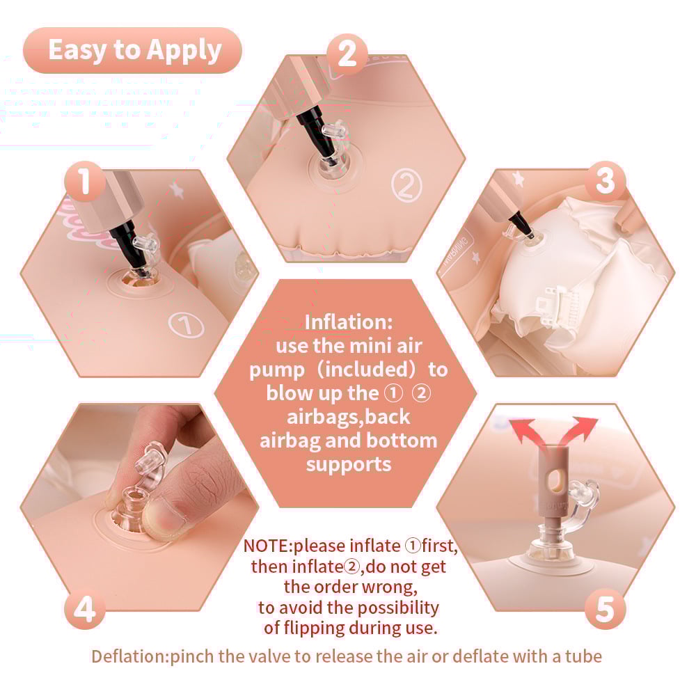 AquaTots™ - Baby Schwimmbecken Auftriebshilfe