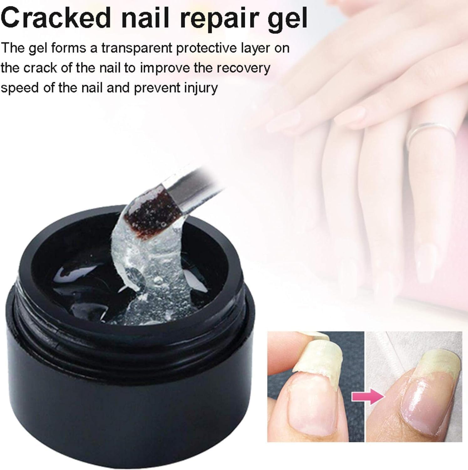 1+1 GRATIS | Nagelreparaturgel™ Reparaturgel für rissige Nägel