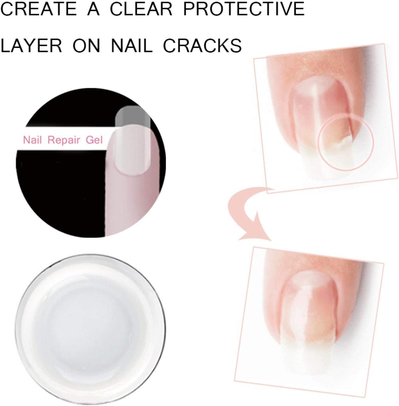 1+1 GRATIS | Nagelreparaturgel™ Reparaturgel für rissige Nägel