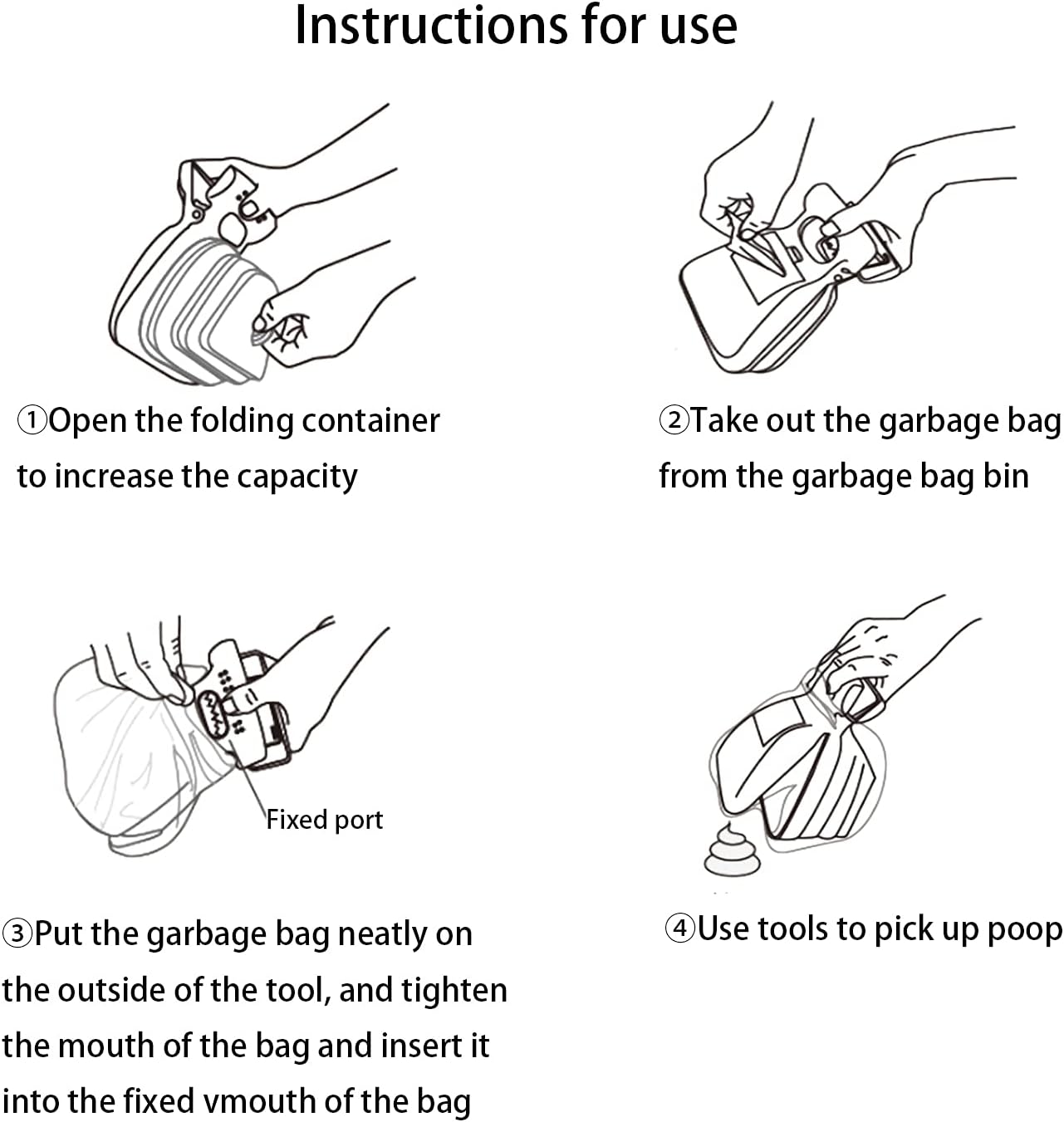 PooPouch™ | Mühelose Abfallentsorgung mit einer tragbaren, faltbaren Lösung
