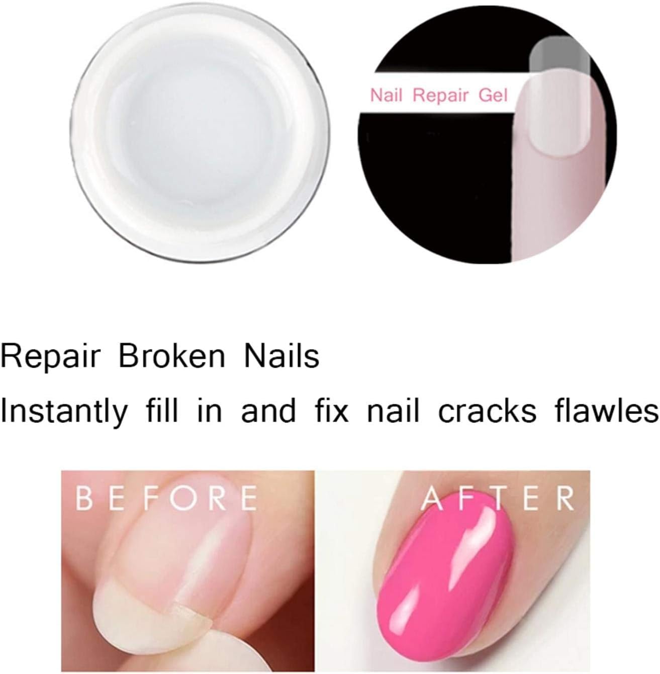1+1 GRATIS | Nagelreparaturgel™ Reparaturgel für rissige Nägel