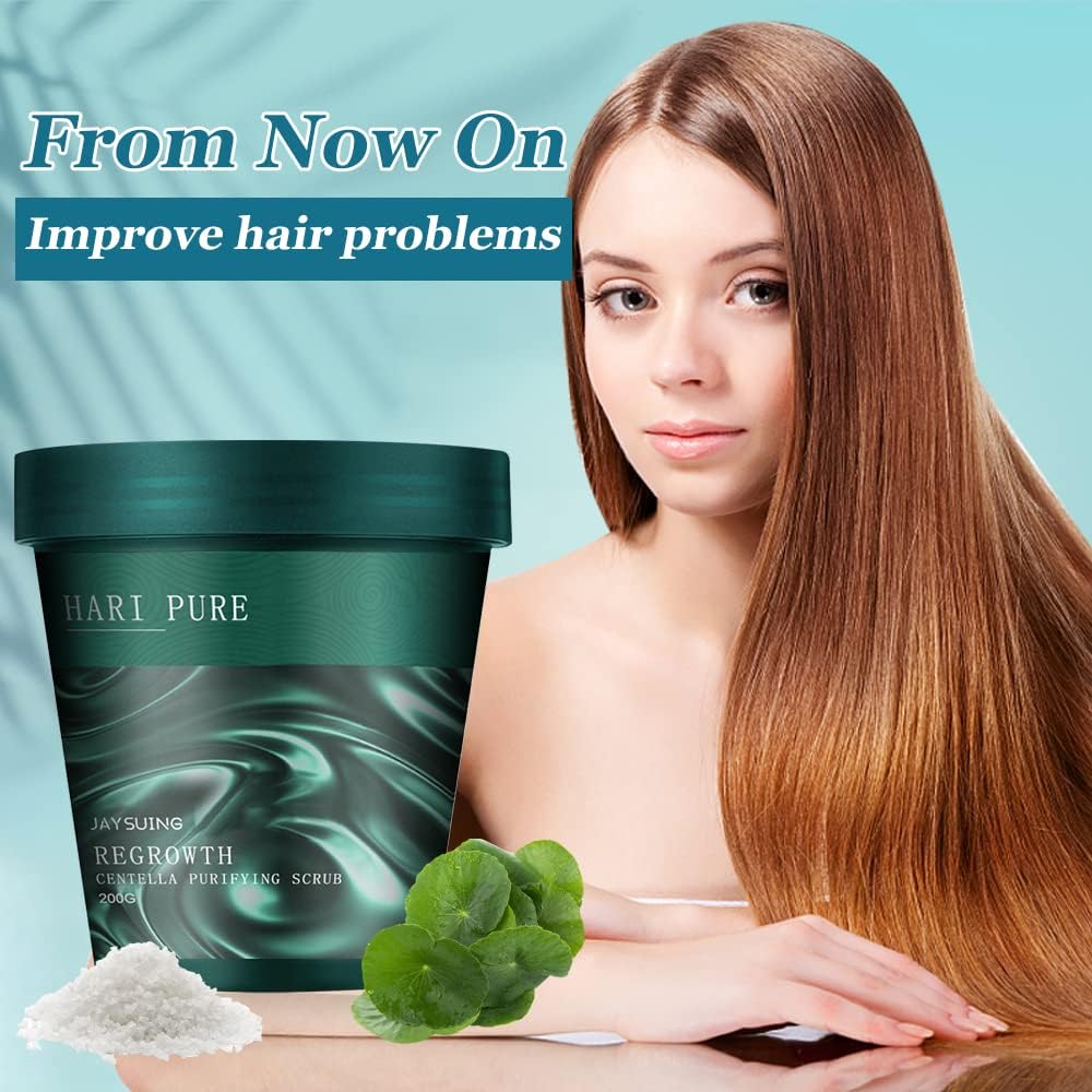 1+1 Gratis | Haar Peeling | Gegen Haarausfall | Fördert Dichtes Haar | Mit Centella Extrakt | HairPure™