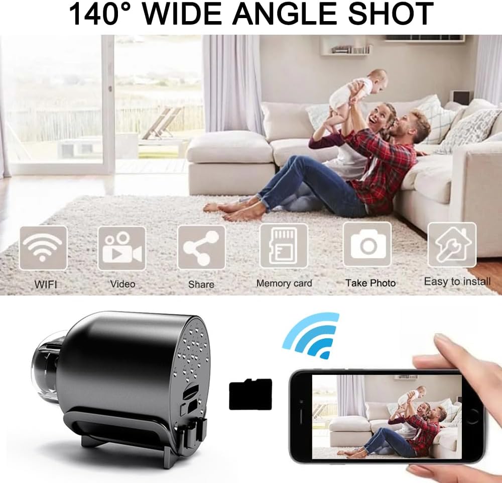 StealthCam™ - Kompakte drahtlose Überwachungskamera für mehr Sicherheit