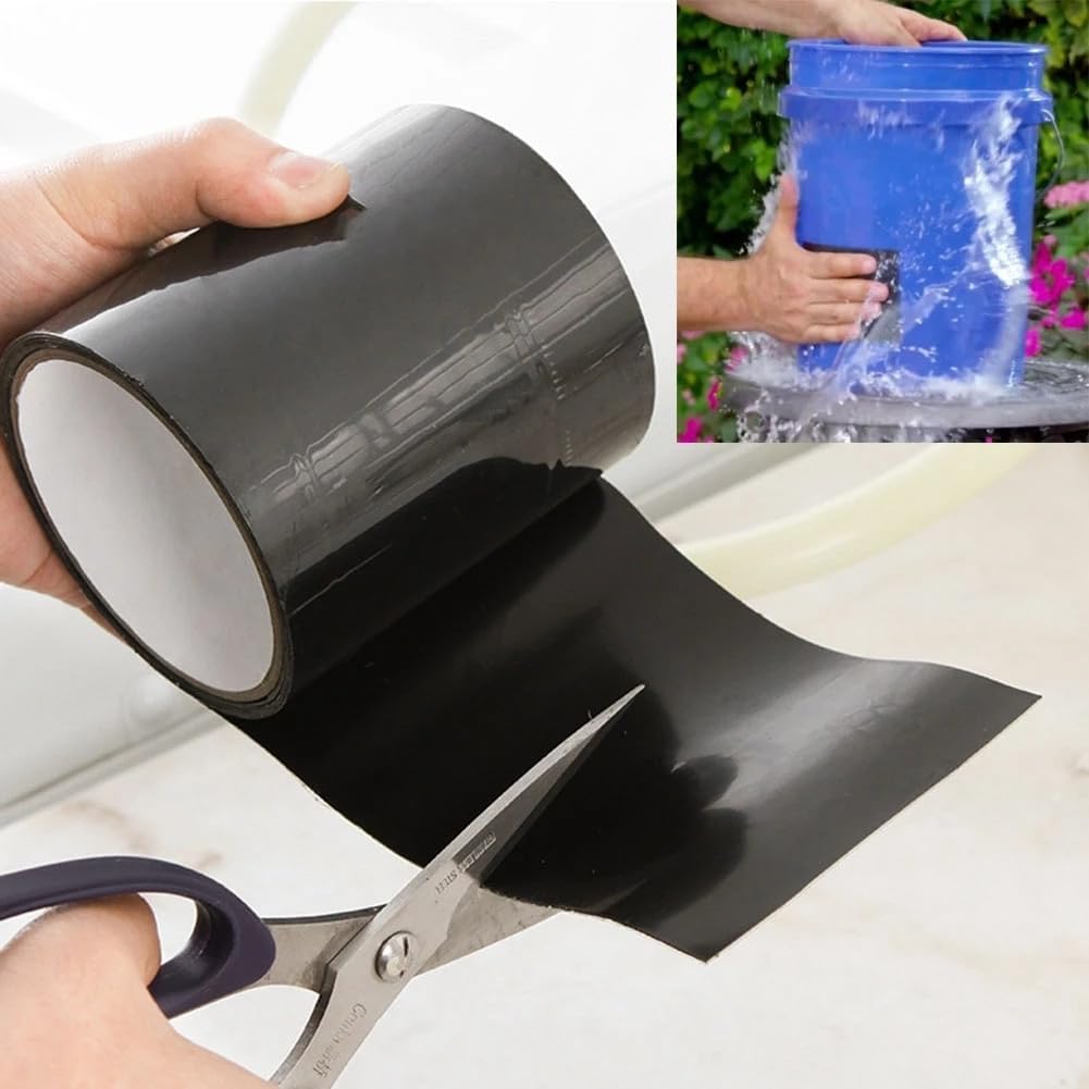 Superwasserdichtes Klebeband™ | Reparatur in 1 Sekunde | PVC & Schmelzkleber | 20 cm × 1,5 m