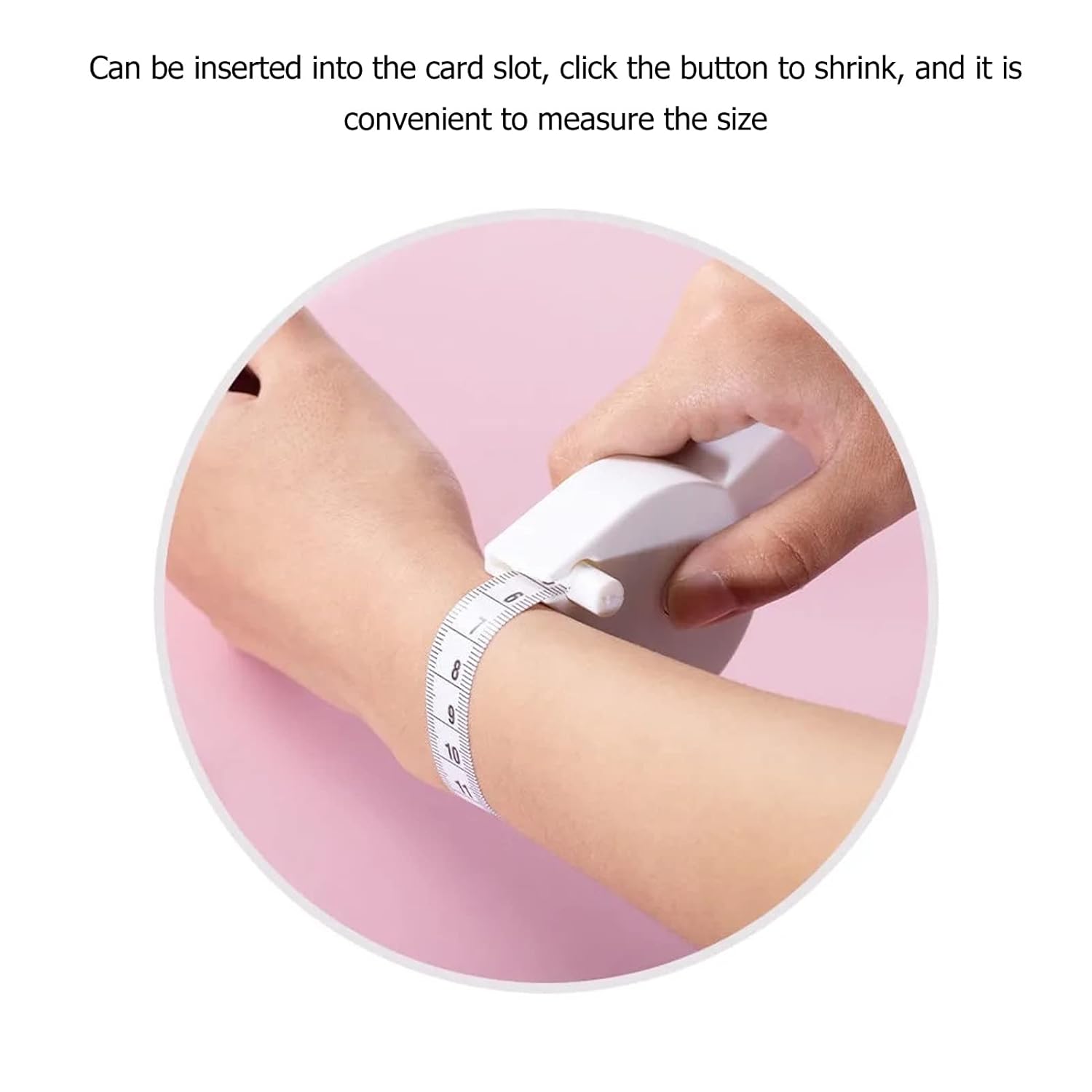 Einziehbares flexibles Lineal mit doppelter Skala