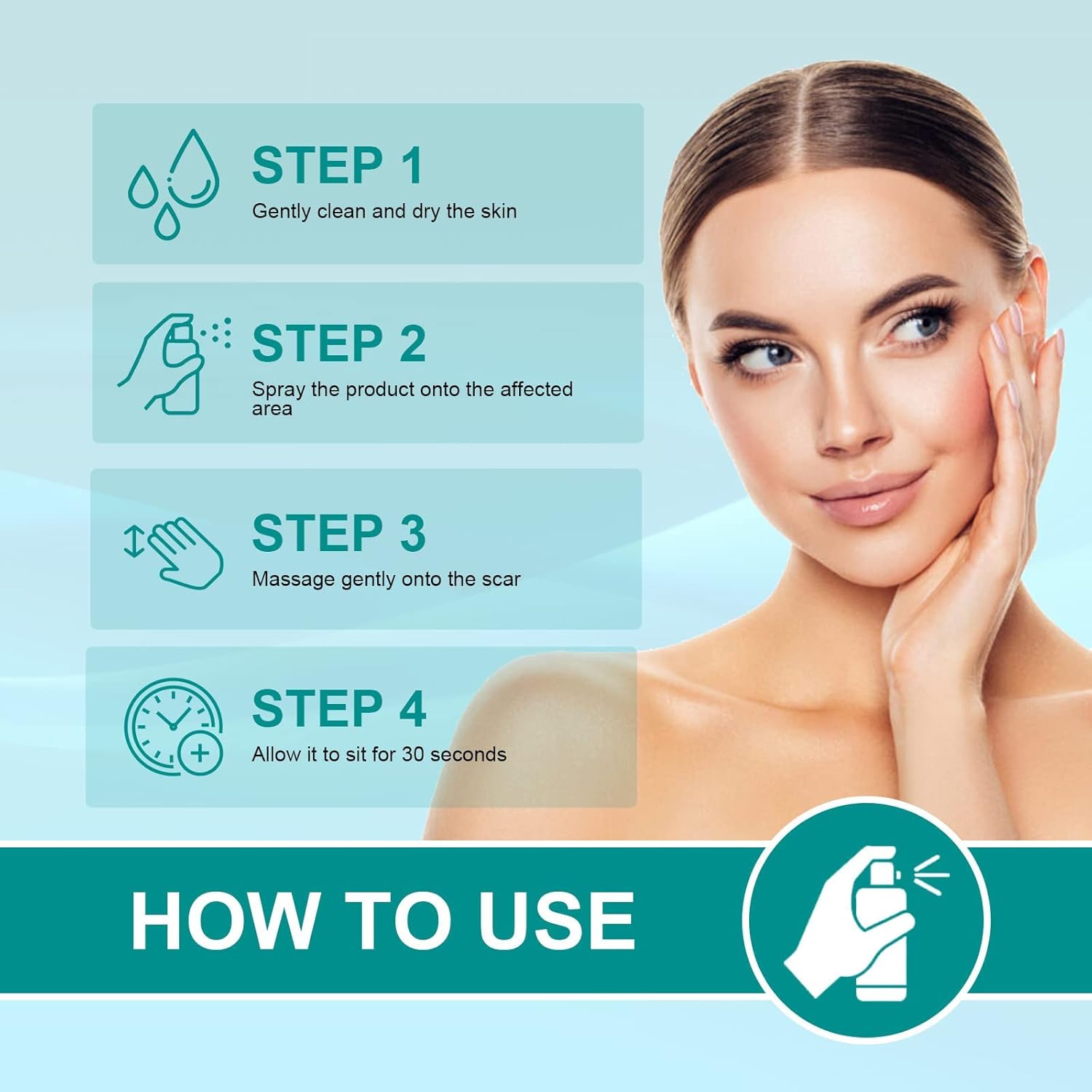 1+1 Gratis | ScarAway™ Medizinisches Narbenreduktions-Spray – Klinisch Erprobt