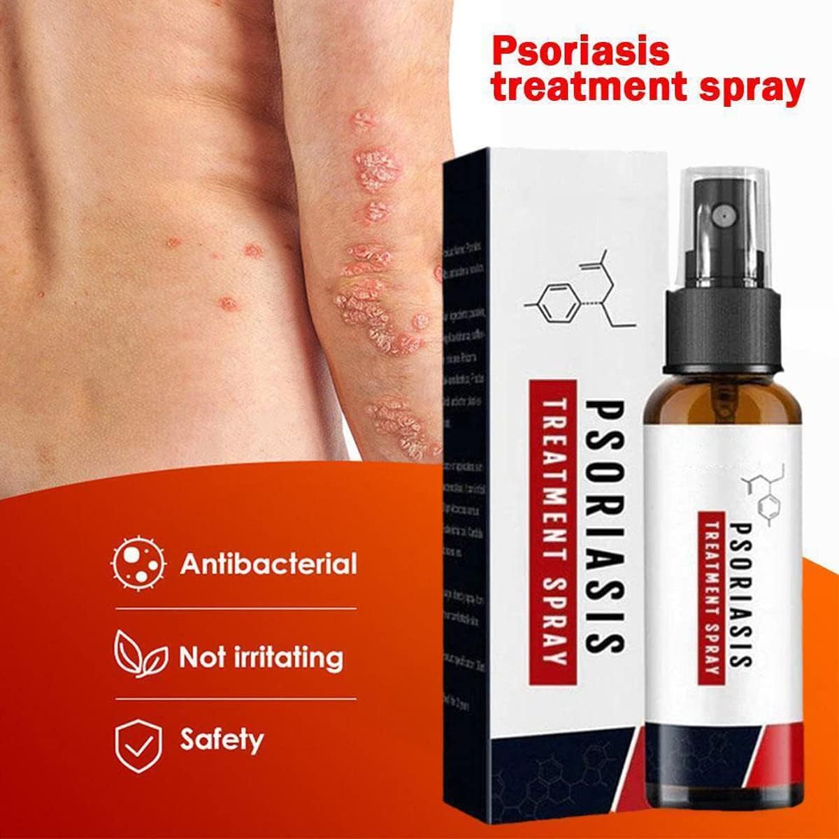 PsoriSpray™ | Spray gegen Schuppenflechte | Schnelle Linderung | 1+1 Gratis