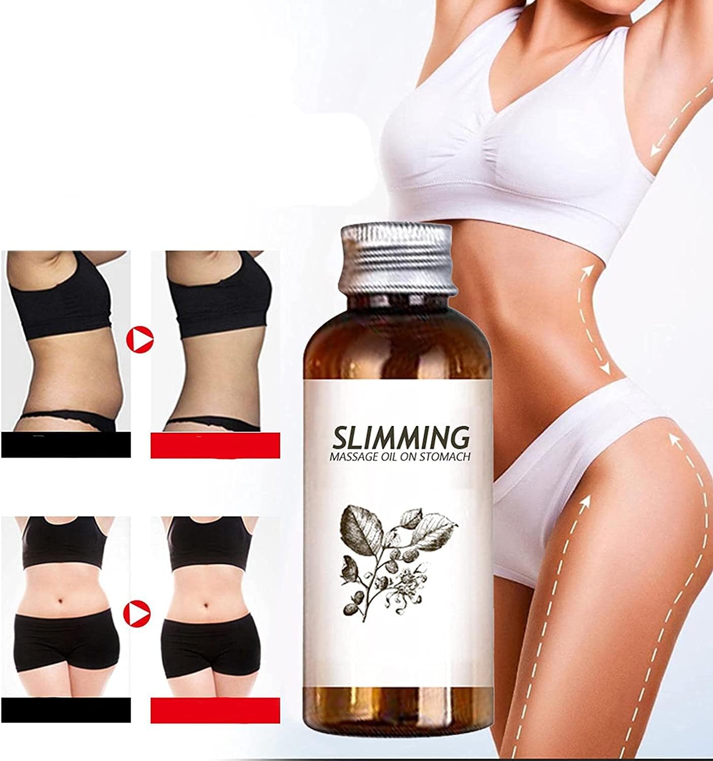 1+1 Gratis | BellyOff™ - Natürliches pflanzliches Massageöl zum Abnehmen