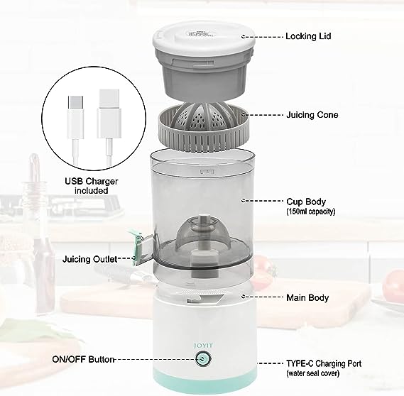 50% RABATT | JuiceMate™ | Mini Elektrischer Fruchtsaftpresse