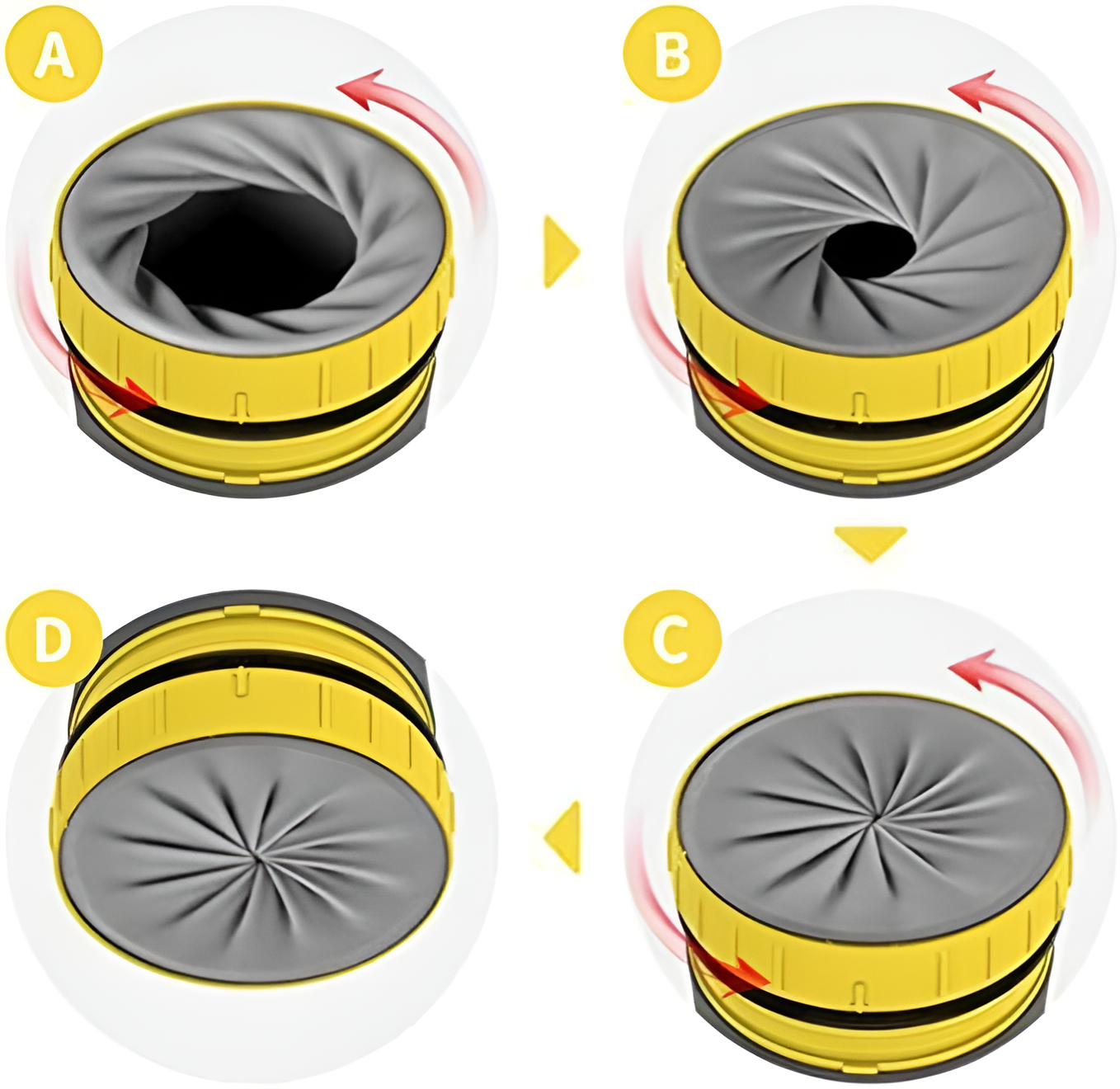 TwistCup™ - Auslaufsichere Drehbecher