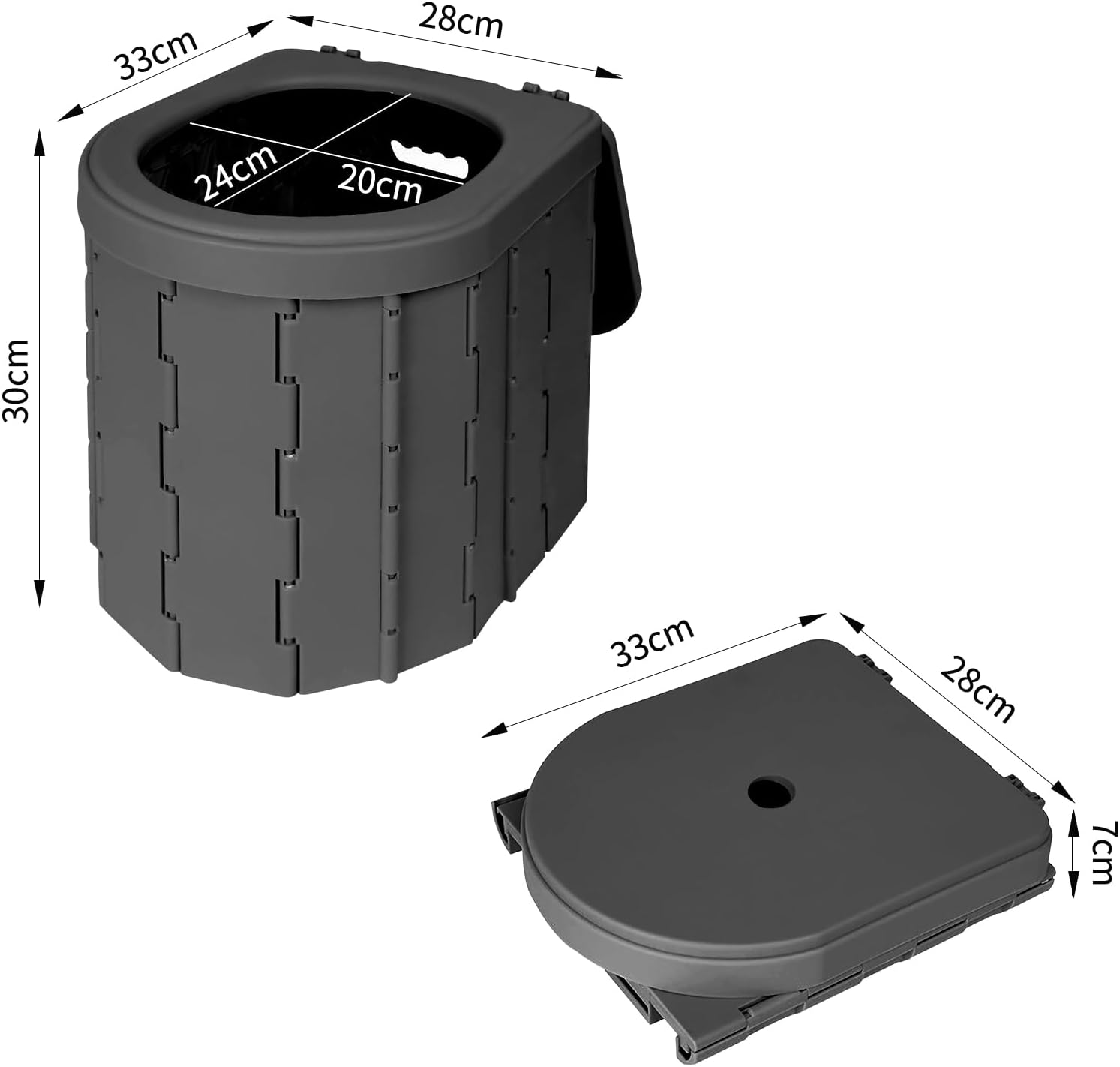 FoldaLoo™ – Tragbare Falttoilette