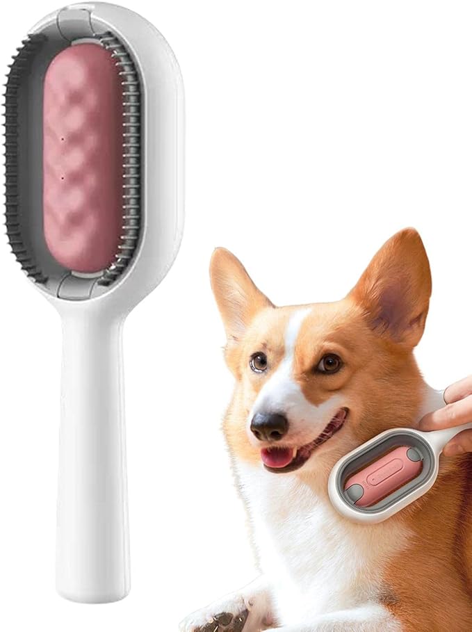 All-in-One Fellpflegebürste | Reduziert Haarausfall | Mit Wassertank & Handtuch | Für Unterwegs & Zuhause | Groomzy™