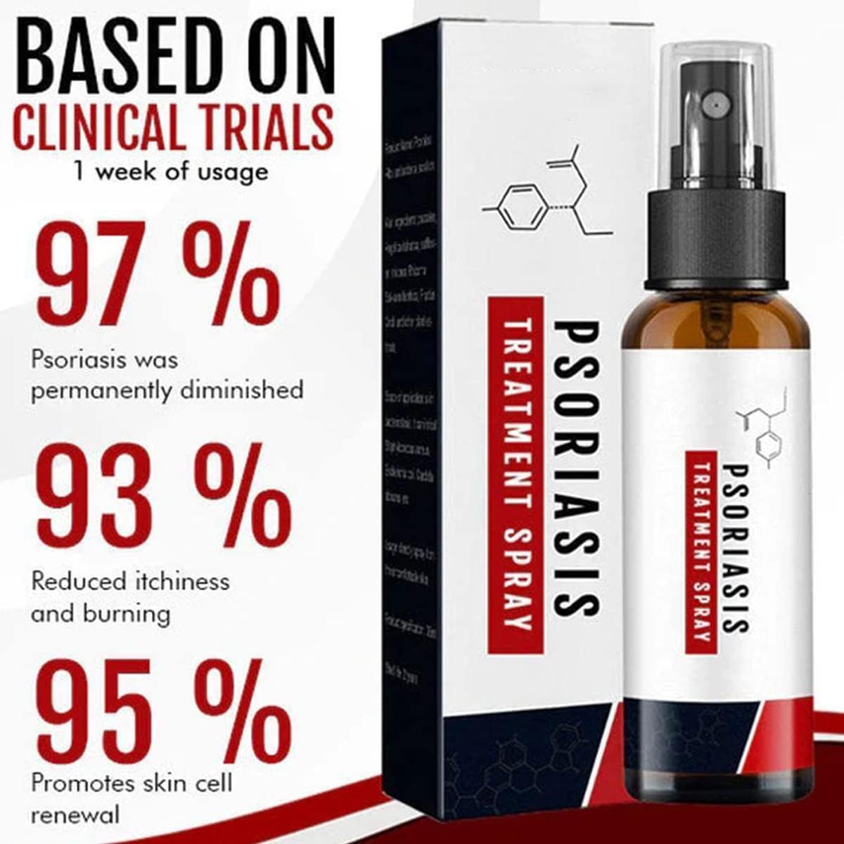 PsoriSpray™ | Spray gegen Schuppenflechte | Schnelle Linderung | 1+1 Gratis