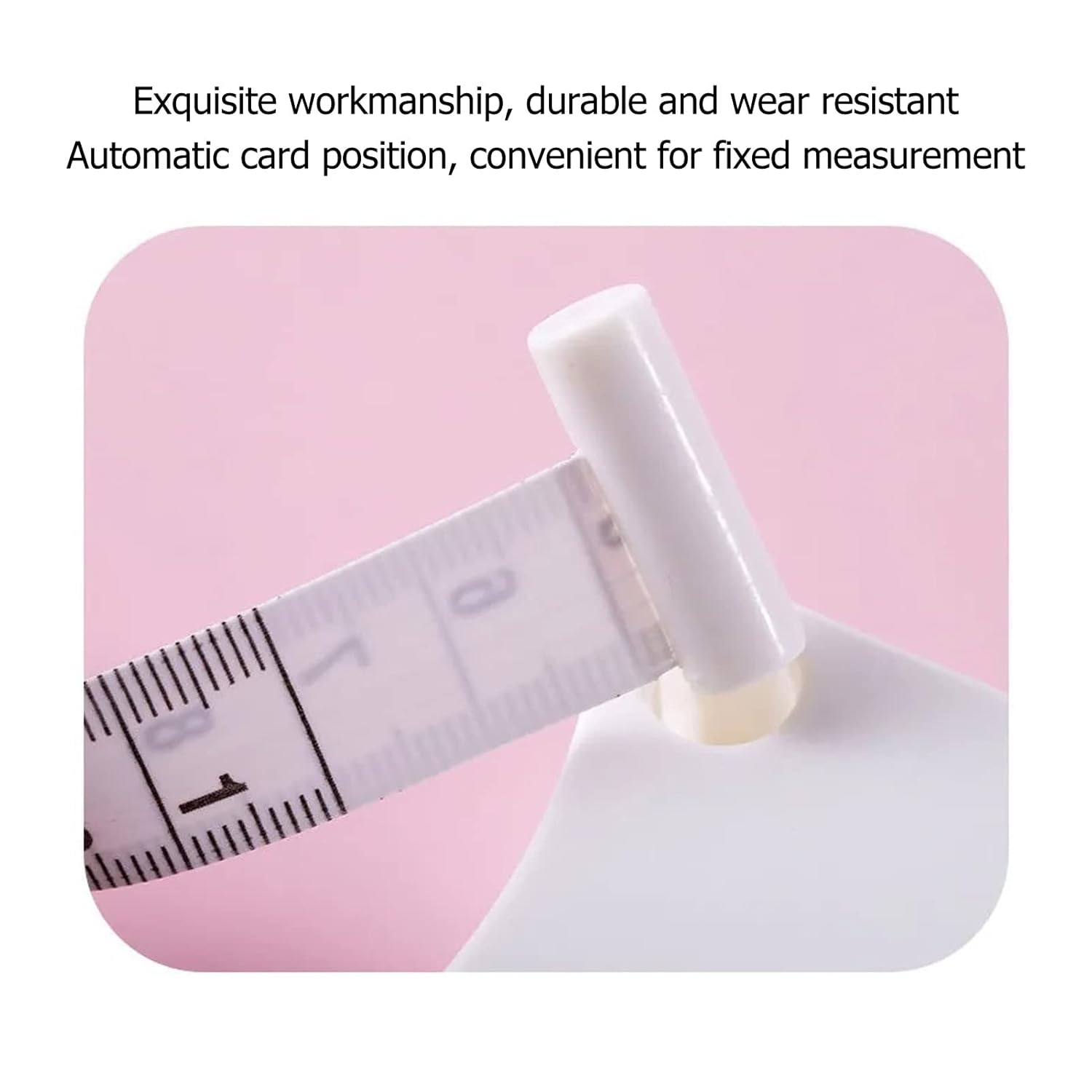 Einziehbares flexibles Lineal mit doppelter Skala