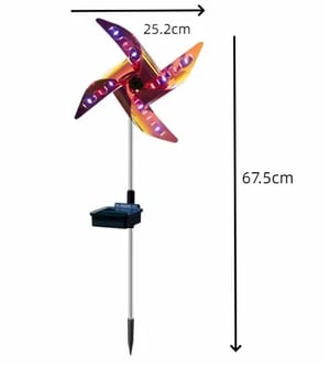 1+1 GRATIS | SpinGlow – Farbenspiel & Bewegung für deinen Garten bei Nacht